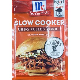 McCormick 10x McCormick Slow Cooker STUBB'S BBQ PULLED PORK Mix Savory Herbs Spices 1.6 oz