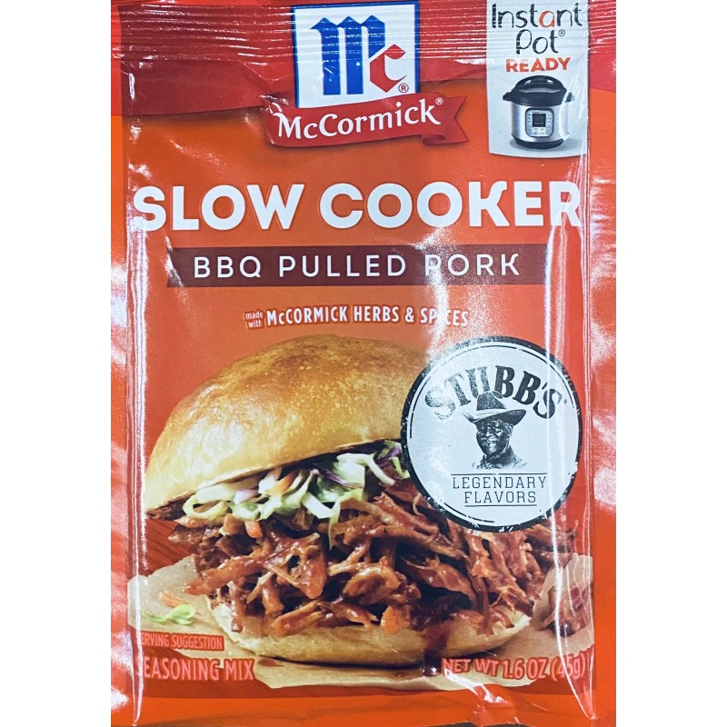 McCormick 10x McCormick Slow Cooker STUBB'S BBQ PULLED PORK Mix