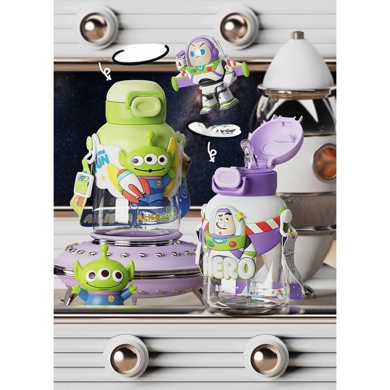 FEIFEI'S BOW Buzz Water Bottle Reusable Kids 700ml PP with