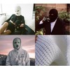 LINSOCLE 2 x Balaclava, 3-Hole Balaclava, Knitted Balaclava, Multifunctional Mask,