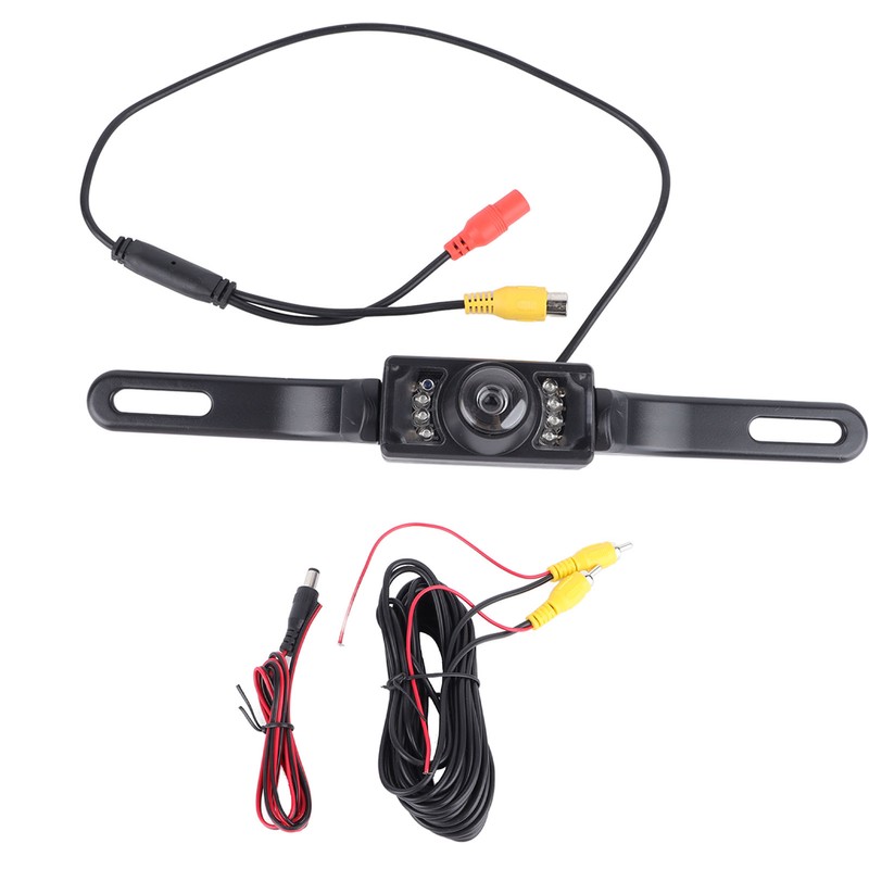 Car Long License Plate Frame Camera HD Night Vision 8