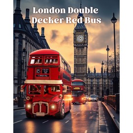 Rolife 3D Wooden Puzzles London Tour Bus 4.4" Wood Model Toy Car to Build Crafts for Adults Collectibles Gifts for Boys Girls
