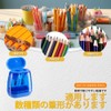 Pencil Sharpener Mini Double Hole Manual Portable Pencil Scourer Office