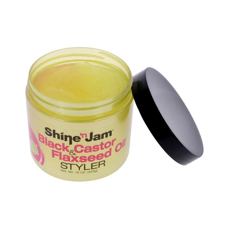Ampro Shine Jam Gel Ricino Linaza Enriquecido Vitamina Acondicionar Fortalece