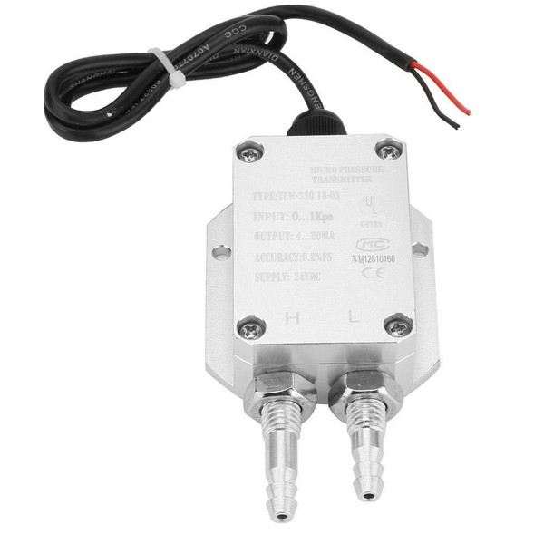 Transmisor de presión de 4-20 mA, Sensor diferencial de micropresión,