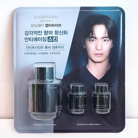 Odyssey Men's Homme Chapter Five Anti-Aging Skin 200ml Set Traders / 오딧세이 남성 옴므 챕터파이브 안티에이징 스킨 200ml 세트  트레이더스