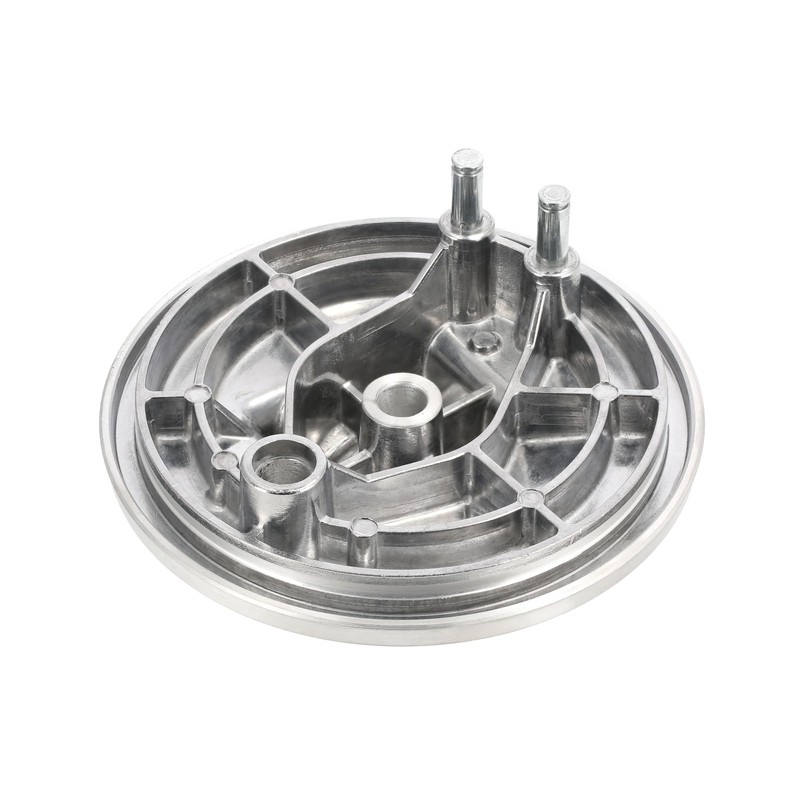 Front Brake Shield, Polished Aluminium - Simson S50, S51, S70,
