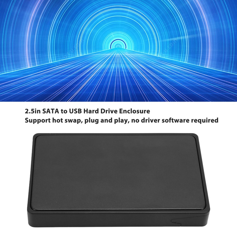 2.5in SATA to USB Hard Drive Enclosure 5Gbps Transfer Speed