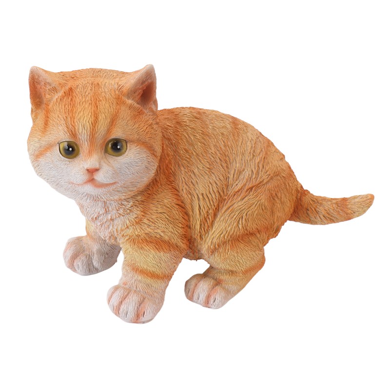 Outdoor Garden Decor Cat Statues Kitten Ornaments Gardening Decorations Gardening