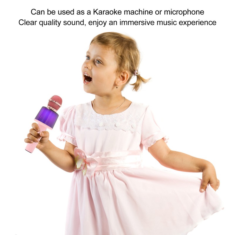 Wireless Bluetooth Microphone Encourage Musical Potential Karaoke Machine Microphone Portable