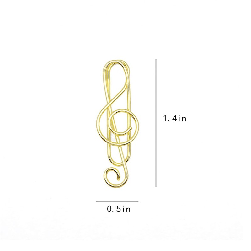 EYAKEG Paper Clips Cute Musical Note Shape Paper Clip for