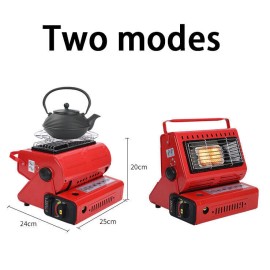 Amotopart Camping Emergency Butane Heater Double Coherent Heat Source Survival Tools!!