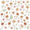 Small Boho Flowers Wall Sticker Cute Floral Leaf Wall Decal