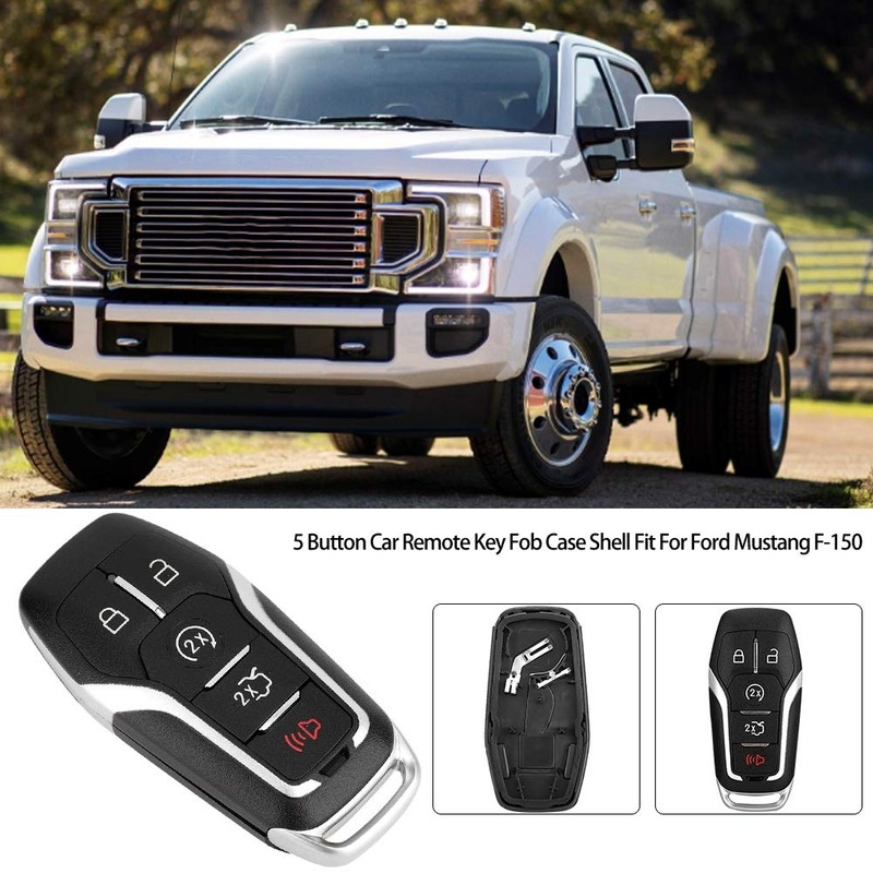 Suuonee Key Fob Case, 5 Botones Keyless Car Remote Key