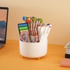 DOCMON Pen Pencil Holder for Desk, 360 Rotating Pen Pencil