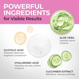 InstaSkincare Glycolic Acid 8% Toner for Face - Facial Toning Solution - Exfoliating Face Toner for Women & Men Made in USA