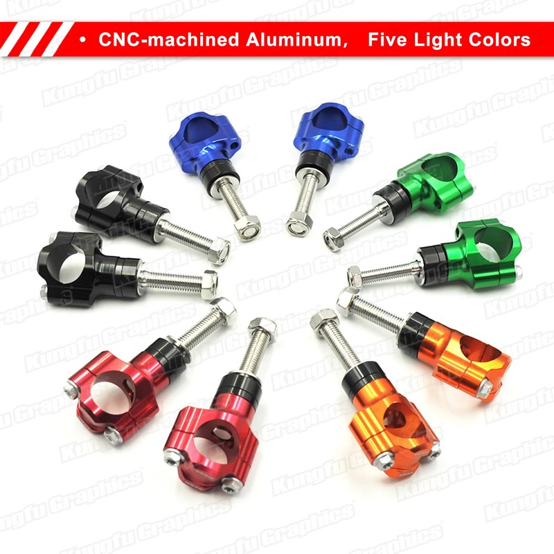 28mm Handlebar Risers Clamps Kit for Dirt Bike Motocross Enduro