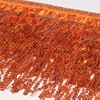 Funcredible Orange Sequin Skirt - Sparkly Fringe Mini Skirt with