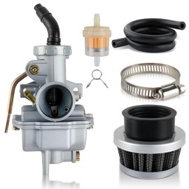 Carbhub PZ20 Carburetor for Kazuma Baja 50cc 70cc 90cc 110cc 125cc TaoTao 110B NST SunL Chinese Quad 4 stroke ATV 4 wheeler Go kart Dirt Bike Honda CRF50F XL75 CRF80F XR50R with Air Fuel Filter