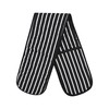 Molly Malou 100% Cotton Butcher Stripe Quilted Double Oven Gloves