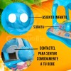 Grupo Carnavallia Salvavidas Inflable Infantil Azul Con Techo Para Bebé