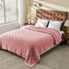 FY FIBER HOUSE Throw Blankets with Heart Checkered,Soft Warm Blankets