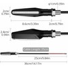 Direccionales Led Motocicleta Moto Secuencial Indicador Intermitente Luces 4pz (Rojo)