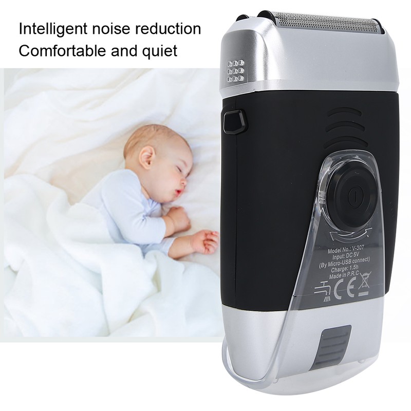 Rechargeable Electric Shaver Reciprocating Men Bald Head Trimmer Beard Shaver