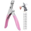 C12rtive Acrylic Nail Clipper with Magnets,Nail Clippers Acrylic Nail Cutter,Nail