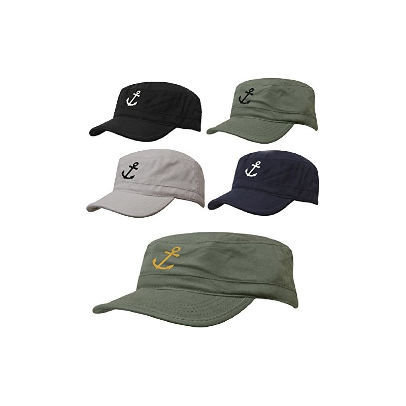 Boating Hat Anchor Captain Sailing Cap Army Yacht Military Baseball