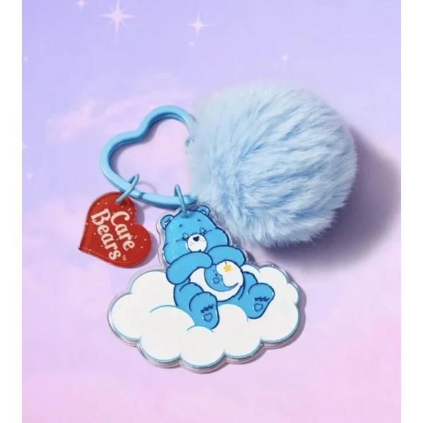 Cloudco Care Bears Bedtime Bear Keychain With Pom.