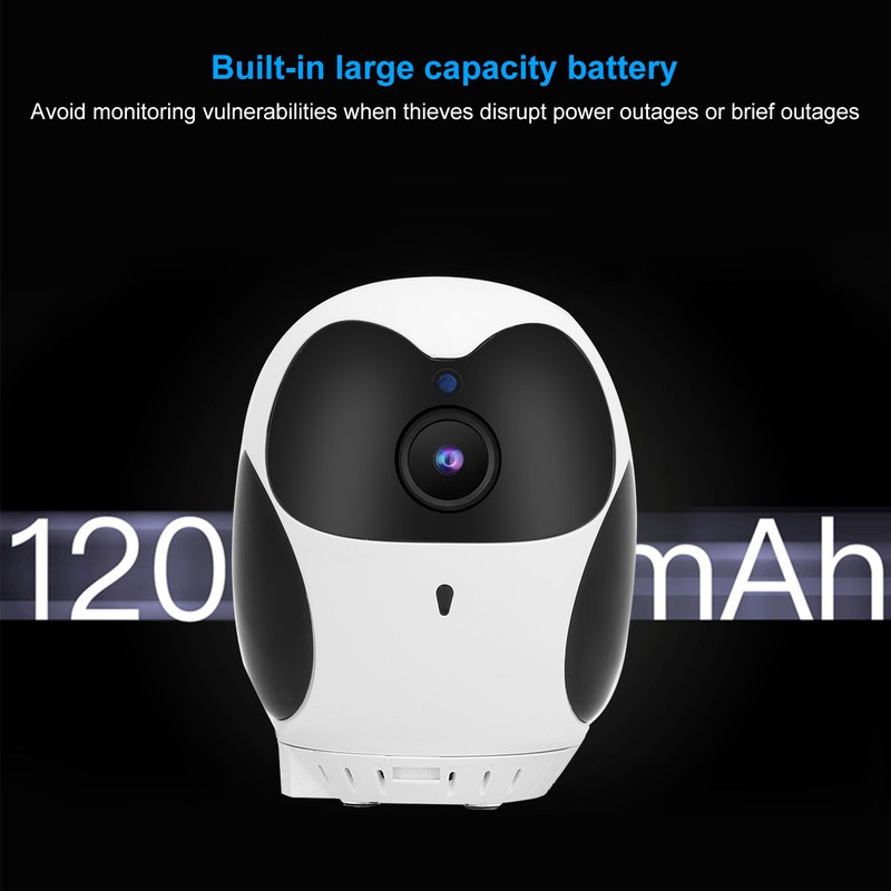 360° 1080P HD Wifi Camera HDR Battery Network Cloud Storage