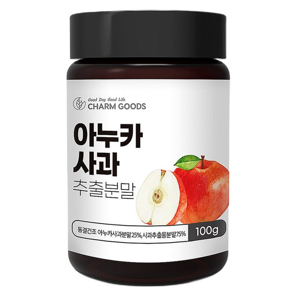 Chamgoods Anuka Apple Powder Extract 100g / 참굿즈 아누카사과분말 추출물