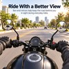 Motorcycle Bar End Mirror for Rear Viewing – Compact Side