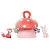 Lambs & Ivy Interactive Plush Mushroom House with Stuffed Animal