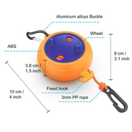 Retractable Travel Clothes Line Portable Laundry Rope Camping Washing Line Anti Winding Washing Line Clothes airer Hanger Adjustable Drying Lines, for Travel Holiday Outdoor Indoor(8m)