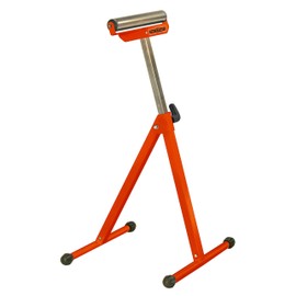 Adjustable Pedestal Feed Roller Support Portamate PM 5080 with 11 ¼” Ball Bearing Steel Roller