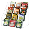 Wuudy Tea Bag Organizer Holder, Acrylic Tea Packets Storage Box