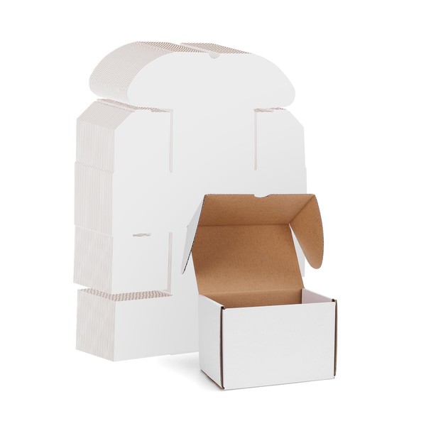 WIFTREY 40 Pack 6X4X4 Small Shipping Boxes, Shipping Box 6