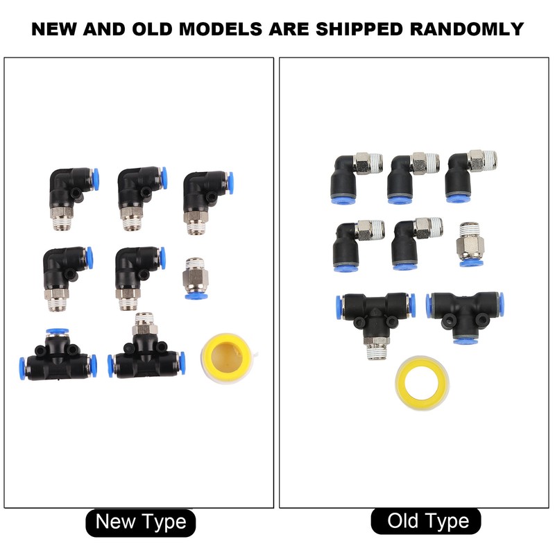 Vacuum Fitting Kit Push to Connect Fittings for Turbocharged Vehicles
