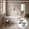 TEKONDA Pack of 12 S Hooks Kitchen Hooks Black Aluminium