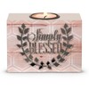 Pavilion Gift company 31024 Simply Blessed Tea Light Holder, Radiant
