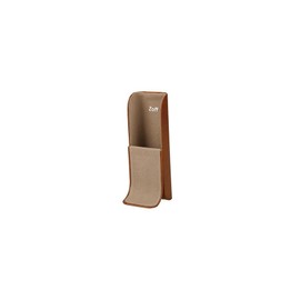 Zofu 2-way Stand Glasses Case, Leather Style, Lightweight, Compact, Pen Holder, Vertical, Hard, Glasses, Braun