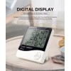 Shengli Digital Thermometer Electronic Temp, Humidity Meter and Clock