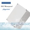 Heyiarbeit 1Pcs 263x185x60mm/10.35" x 7.28" x 2.36" ABS White Dustproof
