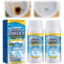 VOKSODHCK 2PCS Foam Toilet Cleaner, 2025 New Powerful Toilet Bowl Cleaner, Advanced Bathroom Cleaner for Home, Powerful Instant Bowl Cleaners for Toilets Squatting Pans