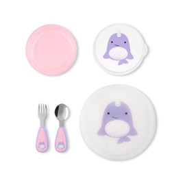 Skip Hop Zoo Table Ready Mealtime Set- Narwhal