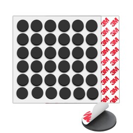 36Pack, (Diameter 0.8" x 0.08" Thick) Circle Magnets Dots Peel and Stick, Precut Round Magnetic Tapes with Adhesive Backing, Circle Flexible Magnets for DIY, Art Projects, whiteboards & Fridge