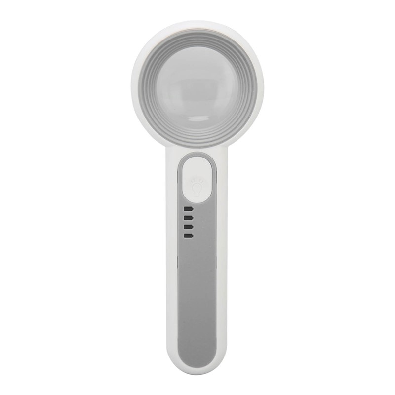 Magnifying Glass 11X Rechargeable 3 Levels Brightness Portable Handheld Magnifier