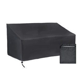ValueHall Patio Sofa Cover Patio Loveseat Cover Outdoor Furniture Waterproof and Dust-Proof Cover for Table Chair Seat Lounge Porch Sofa and Outdoor Patio Lawn Backyard Sofa V1C03 (4-Seater)